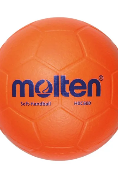 Oranžový pěnový tréninkový míč Molten házená indoor