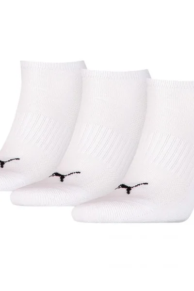 Bílé sportovní ponožky Puma Cushioned Sneaker (3 Pack)