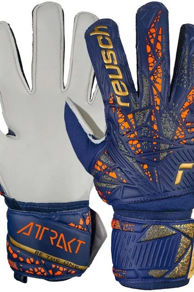 Reusch Attrakt Solid brankářské rukavice navy blue