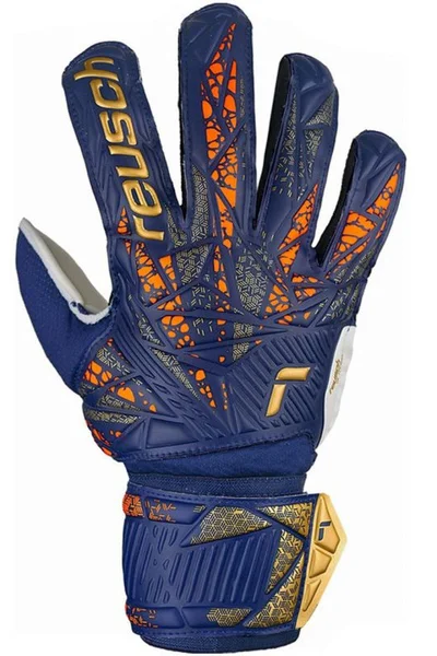 Reusch Attrakt Solid brankářské rukavice navy blue