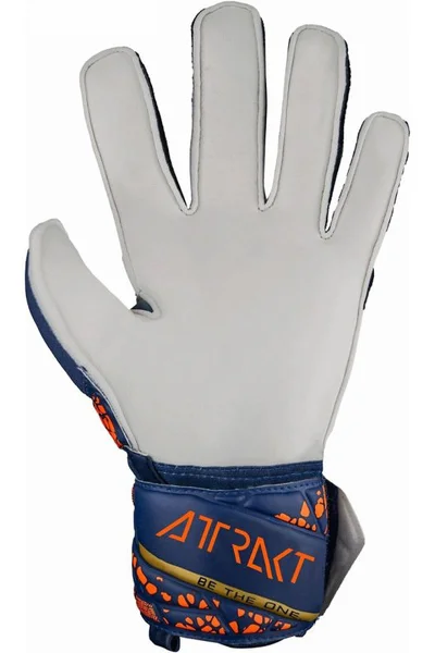 Reusch Attrakt Solid brankářské rukavice navy blue