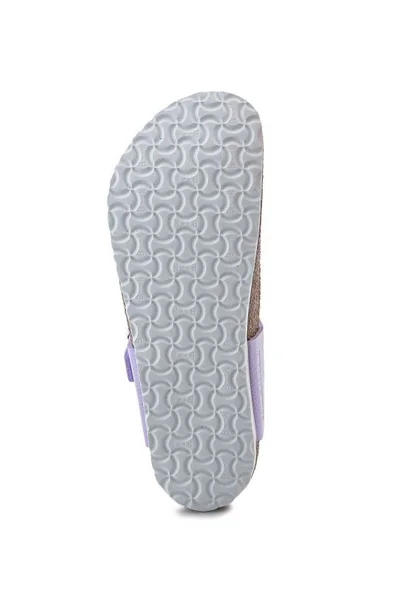 Nepřekonatelné dětské žabky Birkenstock Gizeh Shiny Purple