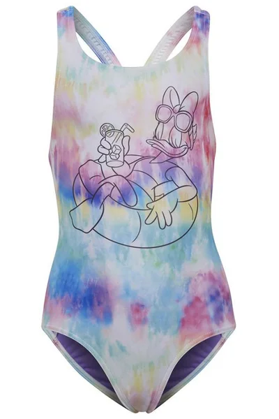 Dívčí jednodílné plavky Disney Aop Suit - Adidas