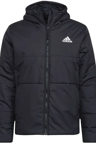 Adidas EcoWarm pánská zateplená bunda s kapucí černá