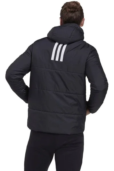 Adidas EcoWarm pánská zateplená bunda s kapucí černá