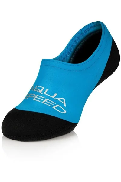 Aqua-Speed Neo: Dětské Plavecké Ponožky BlueBlack