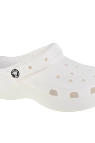 Trekové Dámské Žabky Crocs Classic Platform Clog Bílé