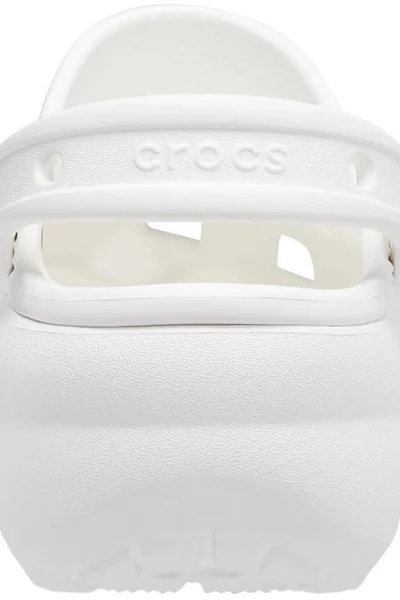 Trekové Dámské Žabky Crocs Classic Platform Clog Bílé