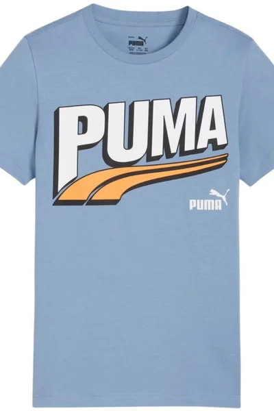 Puma Dětské Tričko ESS+ 90s Graphic Modrá