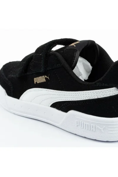 Černé dětské tenisky Puma Caracal Jr 370991 01