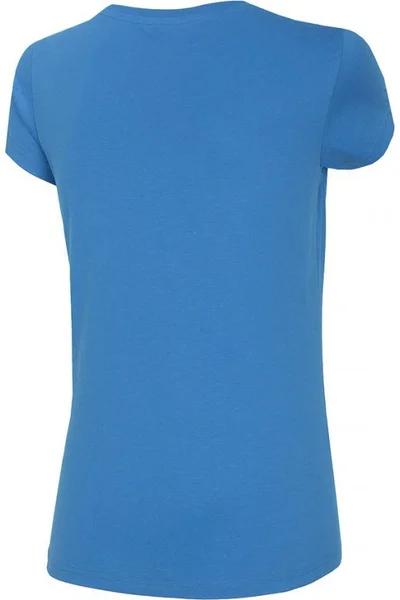 Modré dámské tričko 4F W H4Z20 TSD024 33S