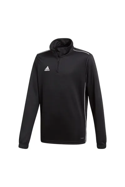 Černé dětské fotbalové tričko Adidas Core 18 TR Top Y CE9028