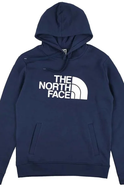 TM The North Face Pánská Modrá Mikina s Kapucí a Kapsou