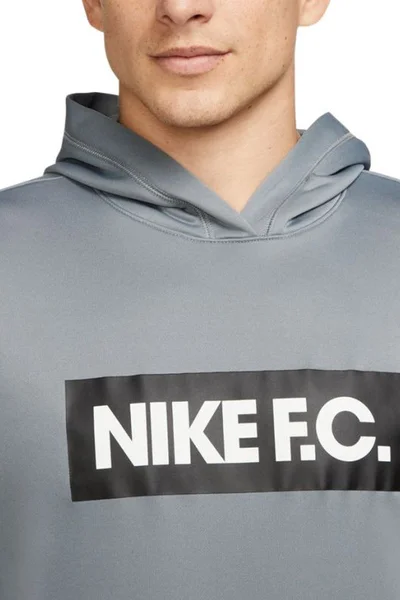 Šedá pánská mikina Nike NK DF FC Libero Hoodie M DC9075 065