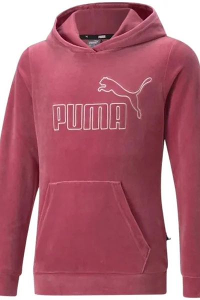 Dětská mikina Puma Velour G Jr pro každodenní nošení