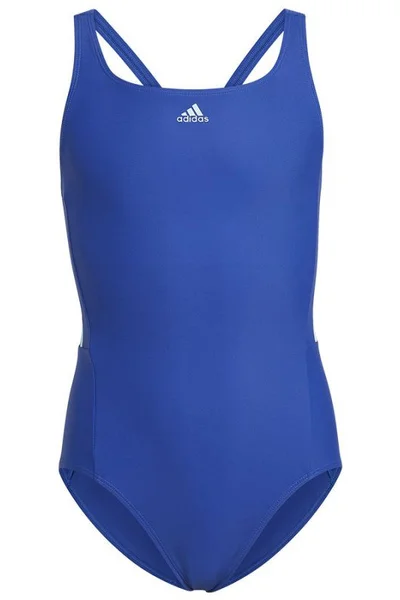 Dětské modré plavky 3S Mid Suit  Adidas