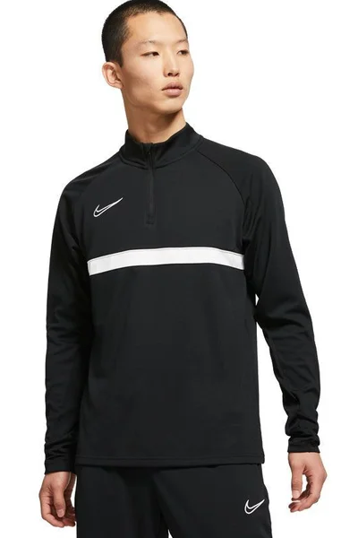 Nike Dri-FIT Academy tréninkové tričko s 1/4 zipem černé