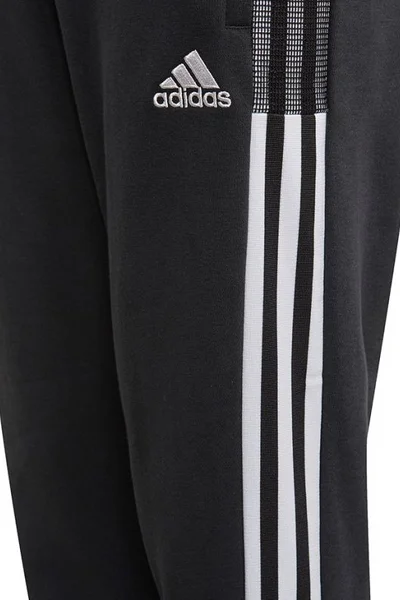 Dětské černé tepláky Adidas Tiro21 Sweat Jr GM7332