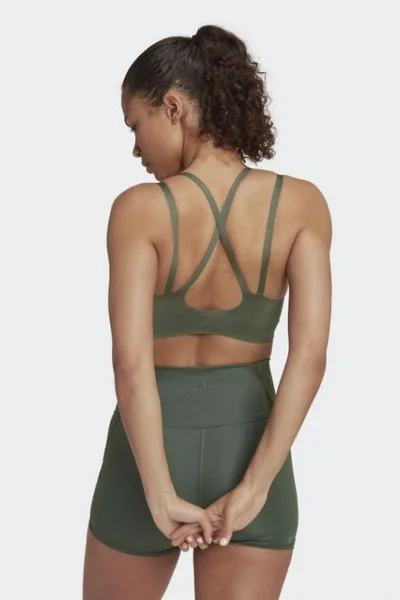 Dámská podprsenka Yoga Luxe Studio Light-Support Fire Bra  ADIDAS