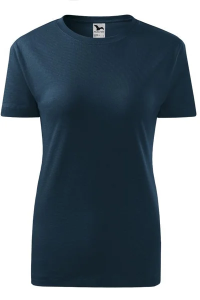 Krátké dámské tričko Malfini v tmavě modré
