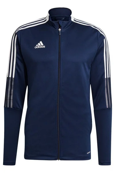 Pánská tmavě modrá fotbalová mikina Adidas Tiro 21 Track M GH4474