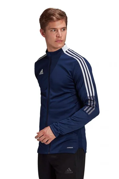 Pánská tmavě modrá fotbalová mikina Adidas Tiro 21 Track M GH4474