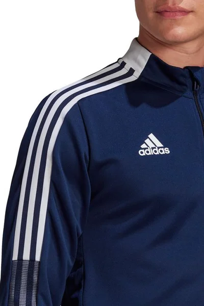 Pánská tmavě modrá fotbalová mikina Adidas Tiro 21 Track M GH4474