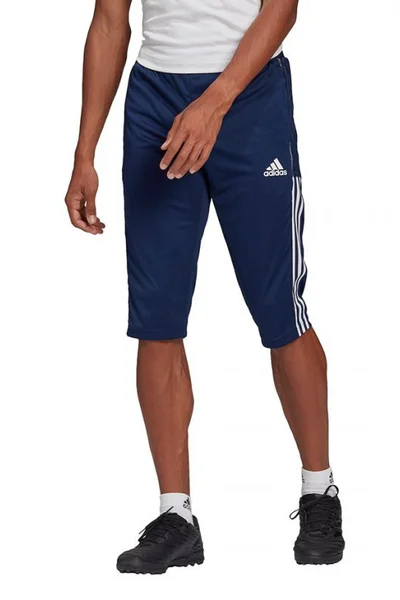 Tmavě modré pánské tepláky Adidas Tiro 21 3/4 M GH4473