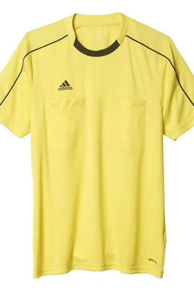 Žluté rozhodcovské tričko s krátkým rukávem Adidas REFEREE16 JSY M AH9802