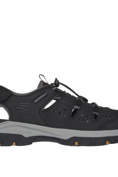 Sandály Skechers Menard M BLK s odpruženou stélkou Luxe Foam®