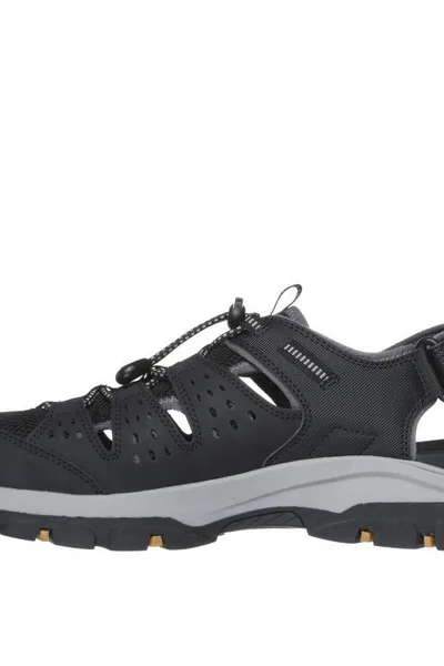 Sandály Skechers Menard M BLK s odpruženou stélkou Luxe Foam®