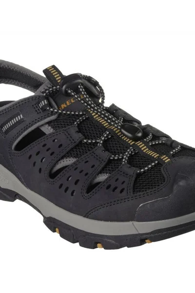 Sandály Skechers Menard M BLK s odpruženou stélkou Luxe Foam®