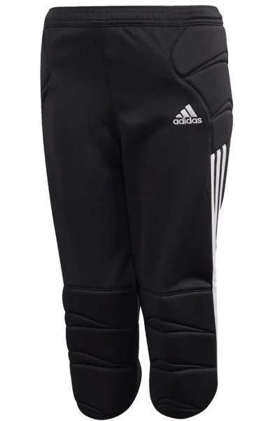 Černé 3/4 brankářské kalhoty Adidas Tierro GK 3/4 Y Junior FS0171
