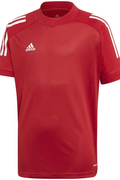 Dětský červený tréninkový dres Adidas Condivo 20 Jr ED9213
