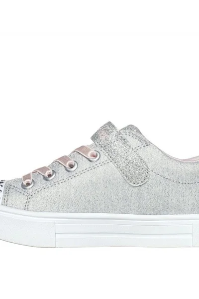 Svítící dětské boty Skechers Heather Charms na suchý zip