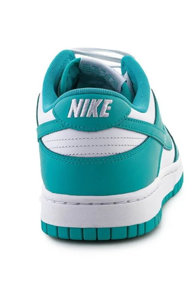 Pánské tyrkysovo-bílé Nike Dunk Low Retro boty