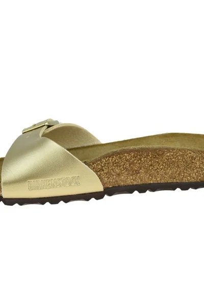 Zlaté dětské žabky Birkenstock Madrid BF Inny