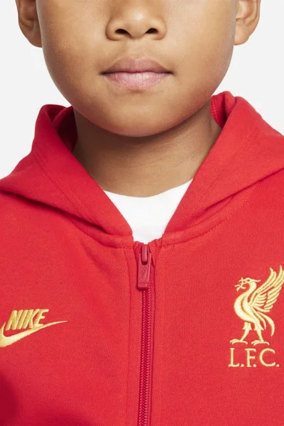 Červená dětská mikina Nike Sportswear Liverpool FC Jr DB8160-616
