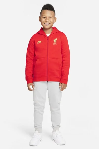 Červená dětská mikina Nike Sportswear Liverpool FC Jr DB8160-616