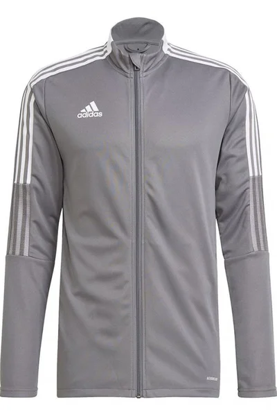 Šedá pánská mikina Adidas Tiro 21 Track M GM7306