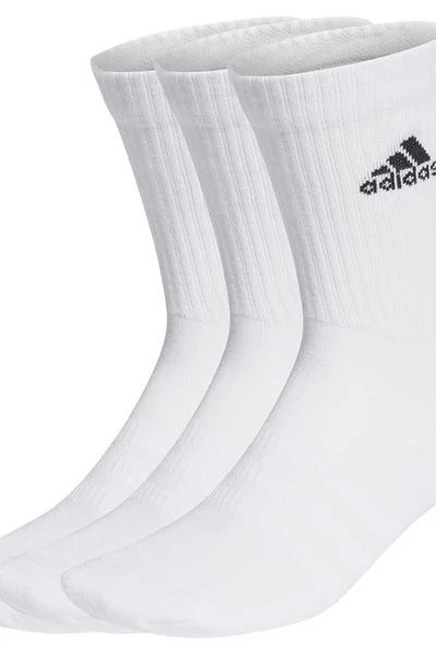 ADIDAS Polstrované sportovní ponožky - bílá - unisex