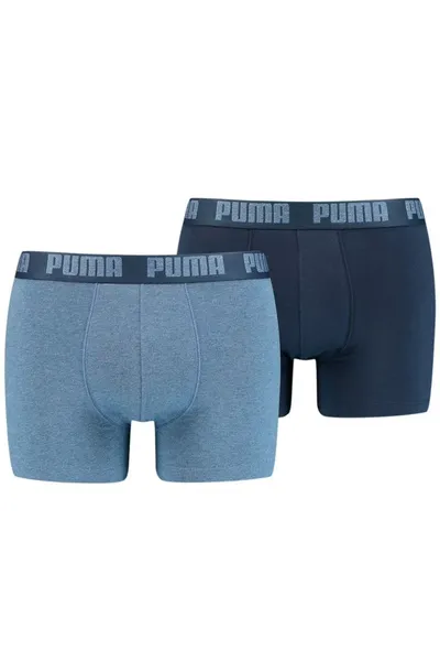 Modré pánské boxerky Puma Basic Boxer 2P M 906823 36