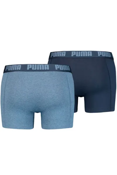 Modré pánské boxerky Puma Basic Boxer 2P M 906823 36