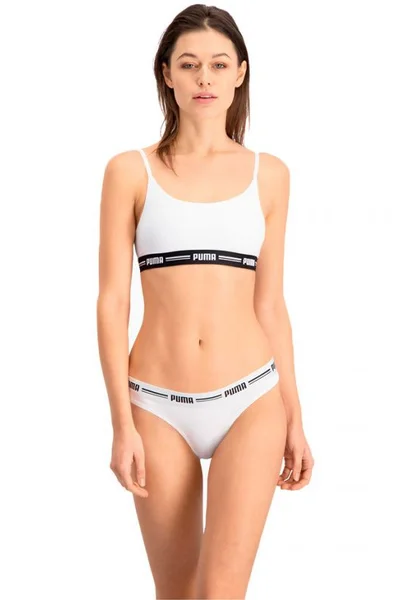 Bílá dámská tanga Puma String 2P Pack W 907854 04