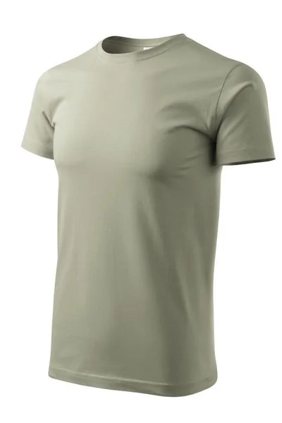 Pánské tričko světle khaki s krátkým rukávem Malfini