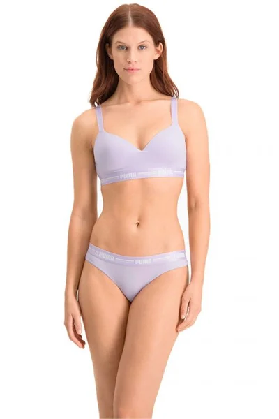 Fialová dámská tanga Puma String 2P Pack W 907854 07