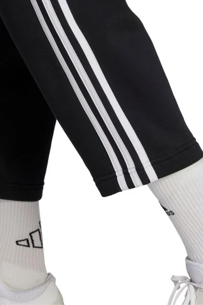 Dámské adidas fleecové kalhoty Essentials s otevřeným lemem