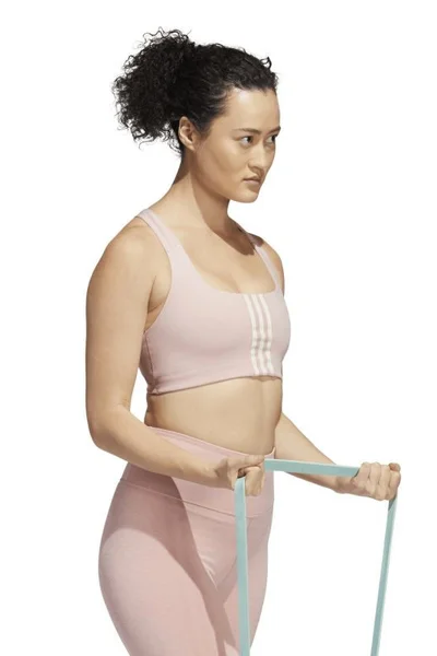 Sportovní béžová podprsenka Powerimpact Training Medium-Support Bra - Adidas