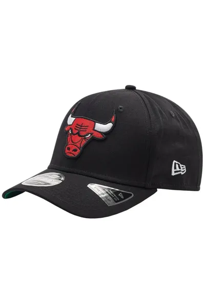Chicago Bulls kšiltovka New Era s vyšívaným logem - černá