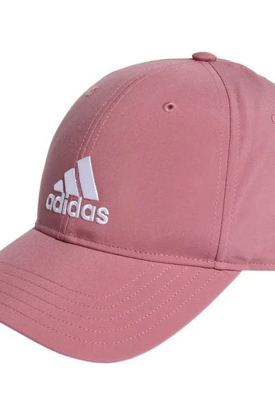 Růžová kšiltovka Adidas BBall Cap LT Emb